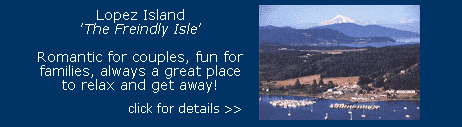 Welcome to the Center of the San Juan Islands.  Lopez Island, 'The Friendly Isle', where the people always remember their visit.  We host banquets, weddings, business meetings, and rendezvous' at our large marina.